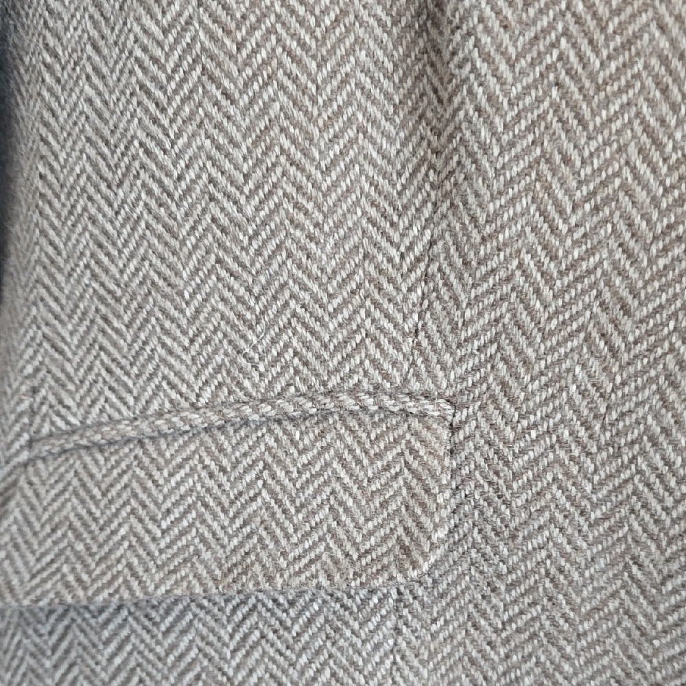 Lauren Ralph Lauren Brown Herringbone Blazer - Picture 4 of 9